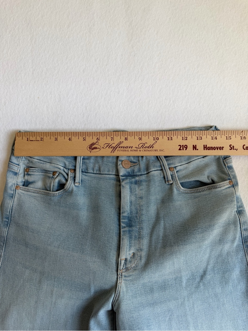 NWOT MOTHER The Roller Sneak Ball’s In Your Court 30 High Rise Wide Leg Flare - Picture 15 of 16